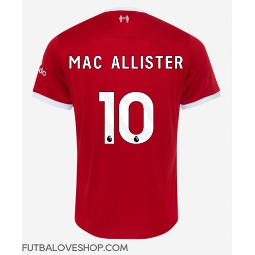 Dres Liverpool Alexis Mac Allister #10 Domáci 2023-24 Krátky Rukáv